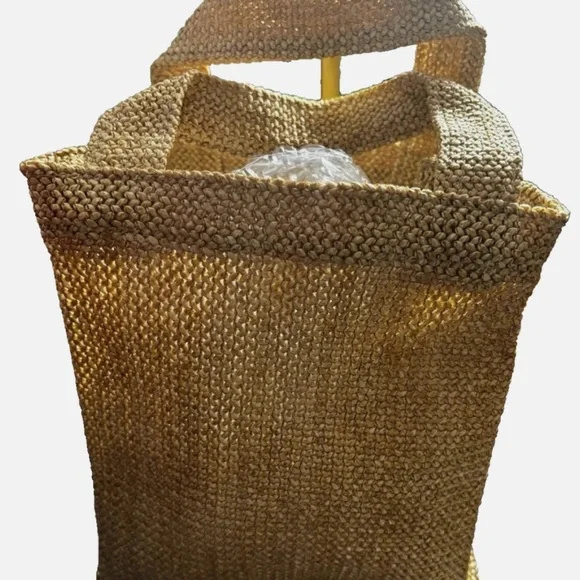 Prada Small Woven /Straw Tote Bag NWB - Picture 12 of 13